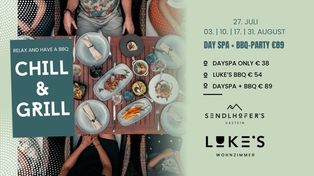 Chill and Grill Event in LUKE'S Wohnzimmer